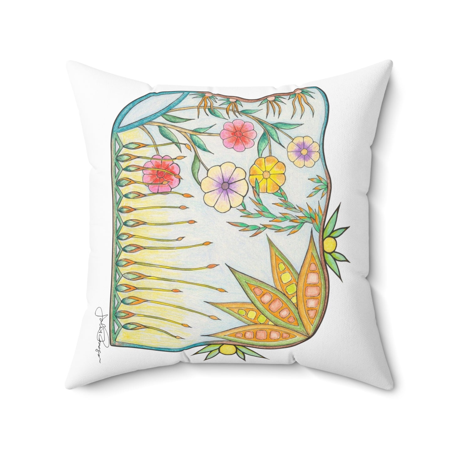 Feel the Breeze- Decorative Art Throw Pillow