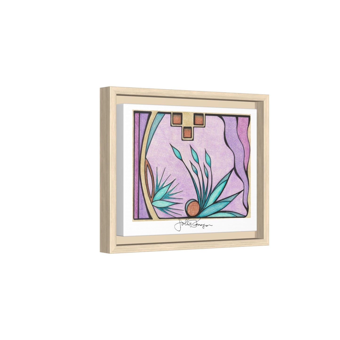 Deep Purple Visions - Archival Gallery Matte Canvas