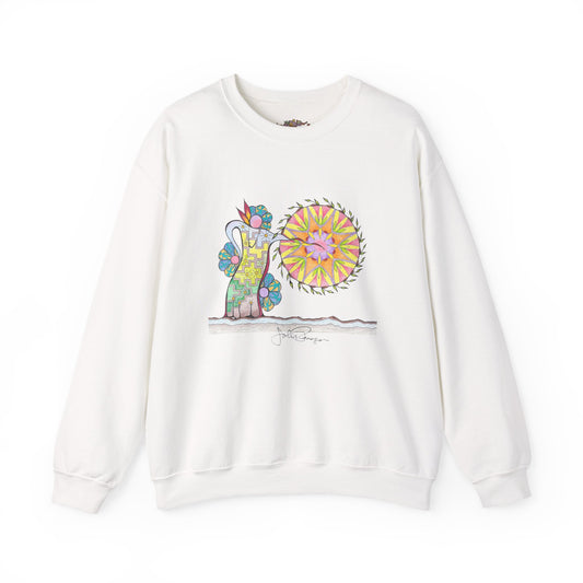 PowWow Drum - Pullover Sweatshirt Premium Wearable Art