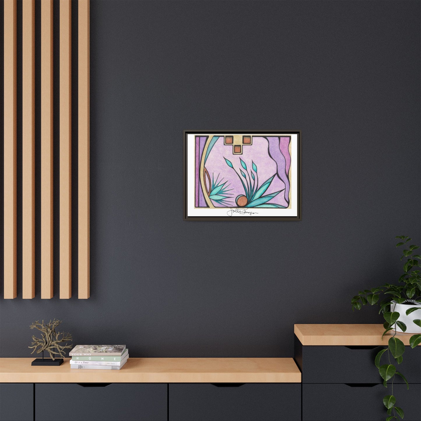 Deep Purple Visions - Archival Gallery Matte Canvas