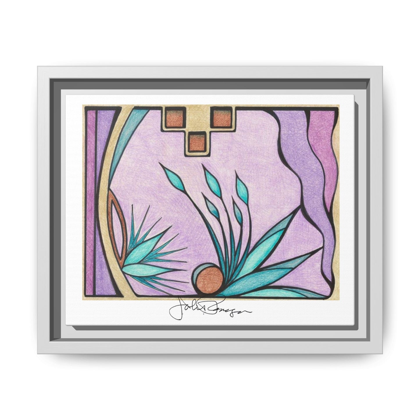 Deep Purple Visions - Archival Gallery Matte Canvas