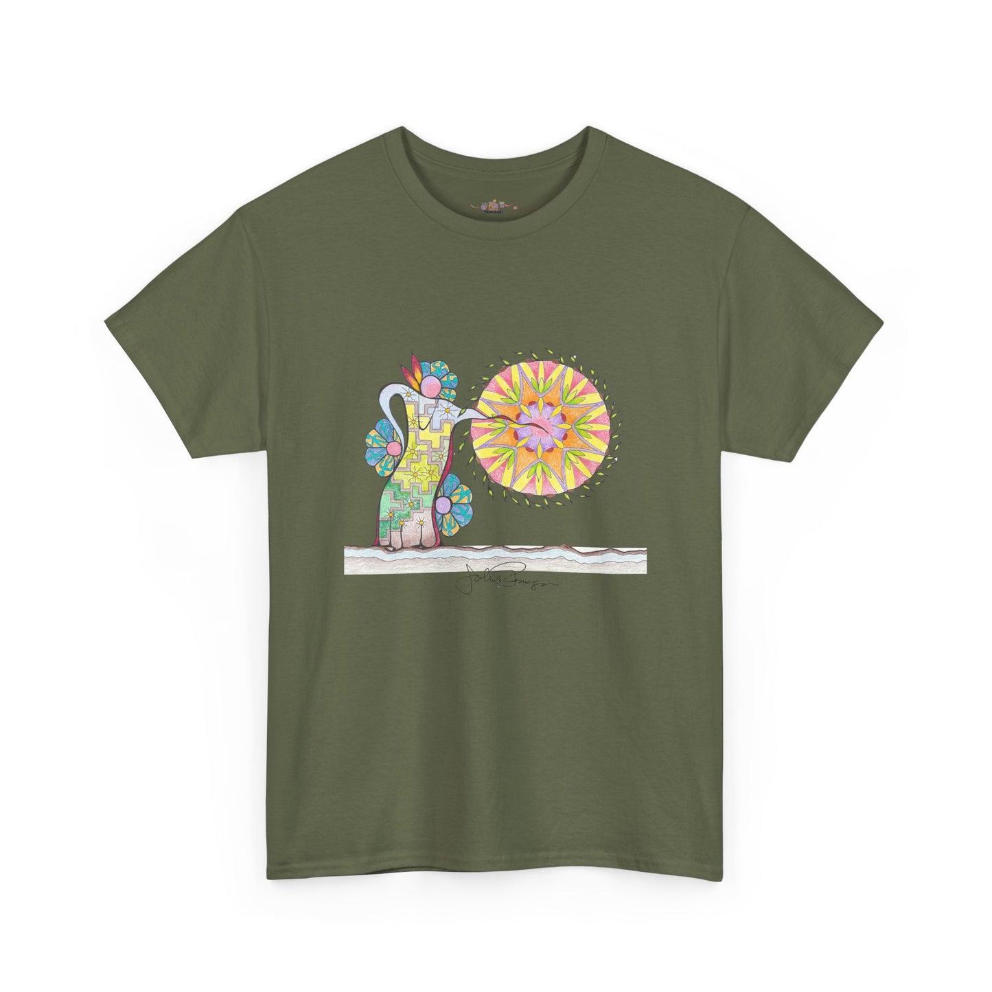 PowWow Drum - Short Sleeve Premium Wearable Art
