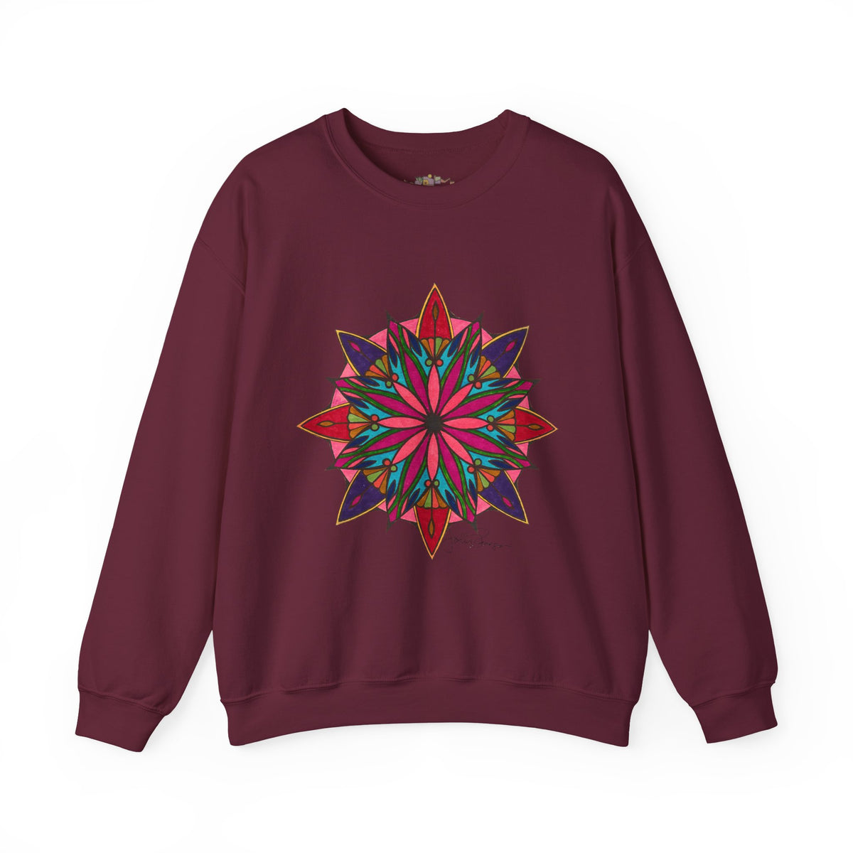 Premium Pullover Sweatshirt Wearable Art | Moving Mandala