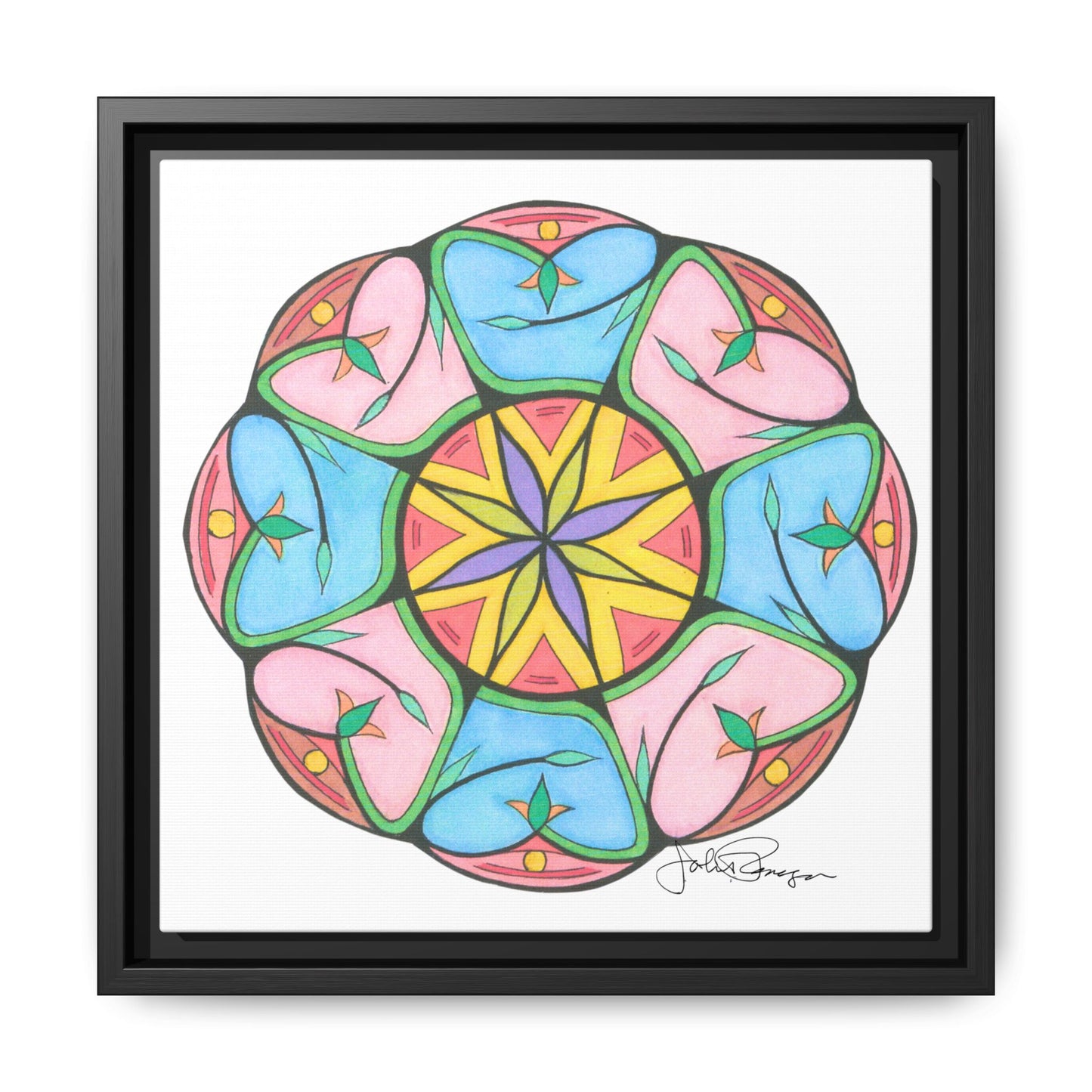 Heaven's Gate Mandala - Archival Gallery Matte Canvas
