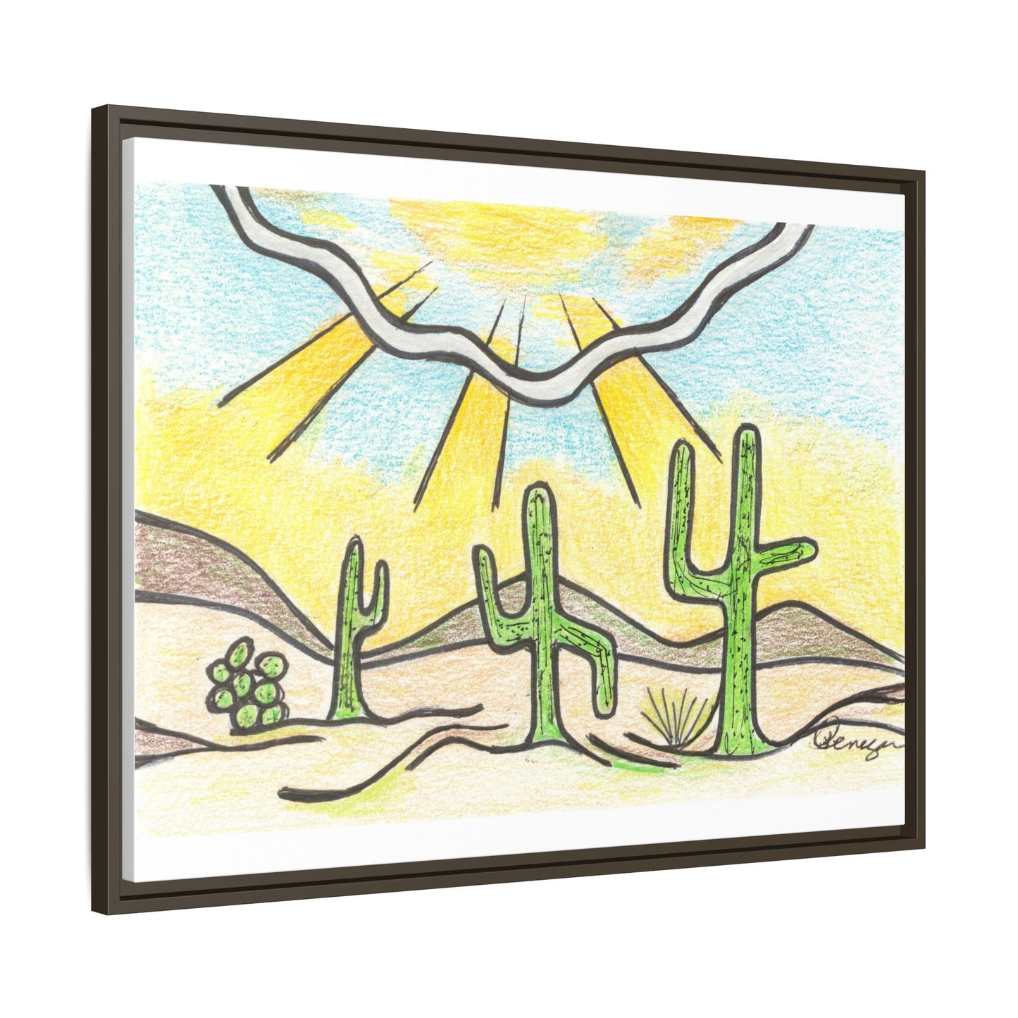 Saguaro - Archival Gallery Matte Canvas