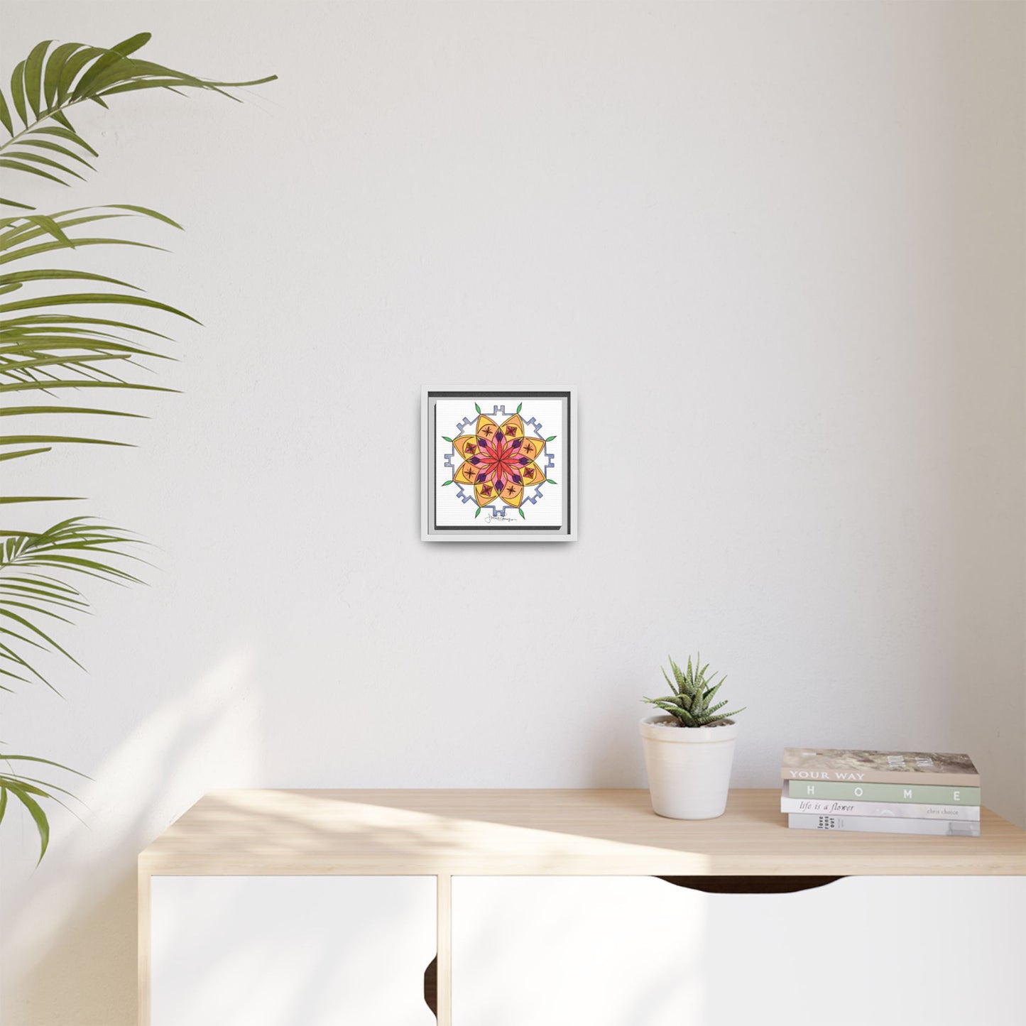 Snow Mandala - Archival Gallery Matte Canvas