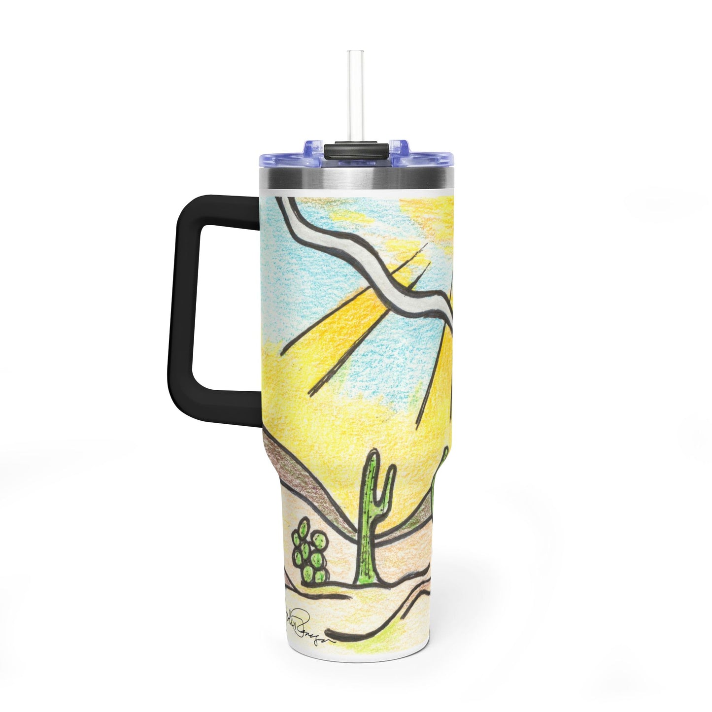 Sahuaro - Wrap-Around Art Tumbler (40 oz)