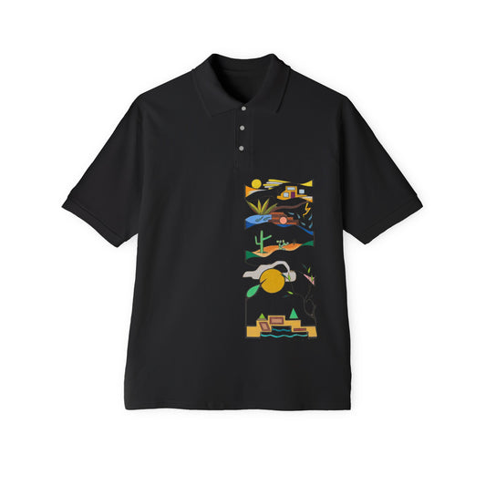 Premium Pique Polo Shirt Wearable Art | Sabino Memories