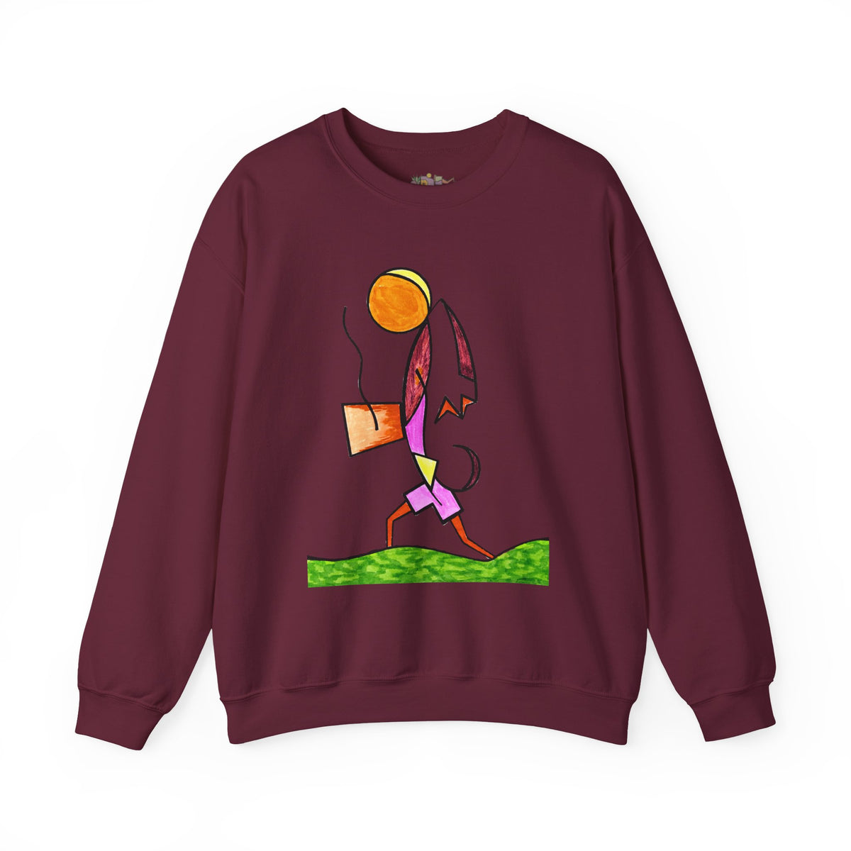 Premium Pullover Sweatshirt Wearable Art | Walk Proud