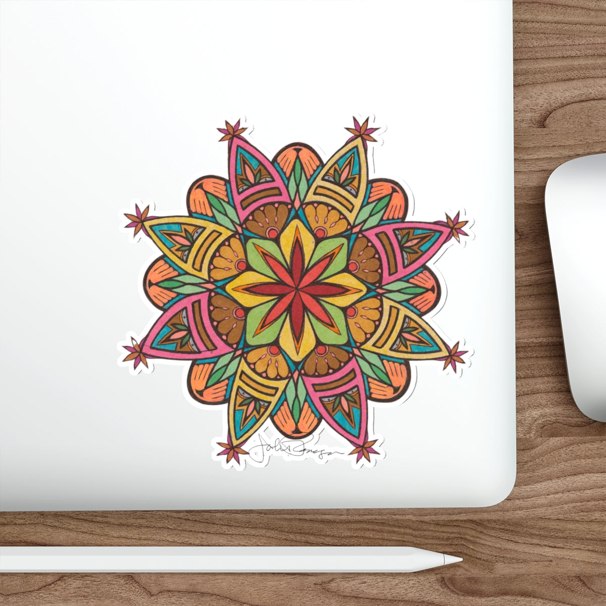 Premium Die-Cut Waterproof Vinyl Sticker | Hands of Peace