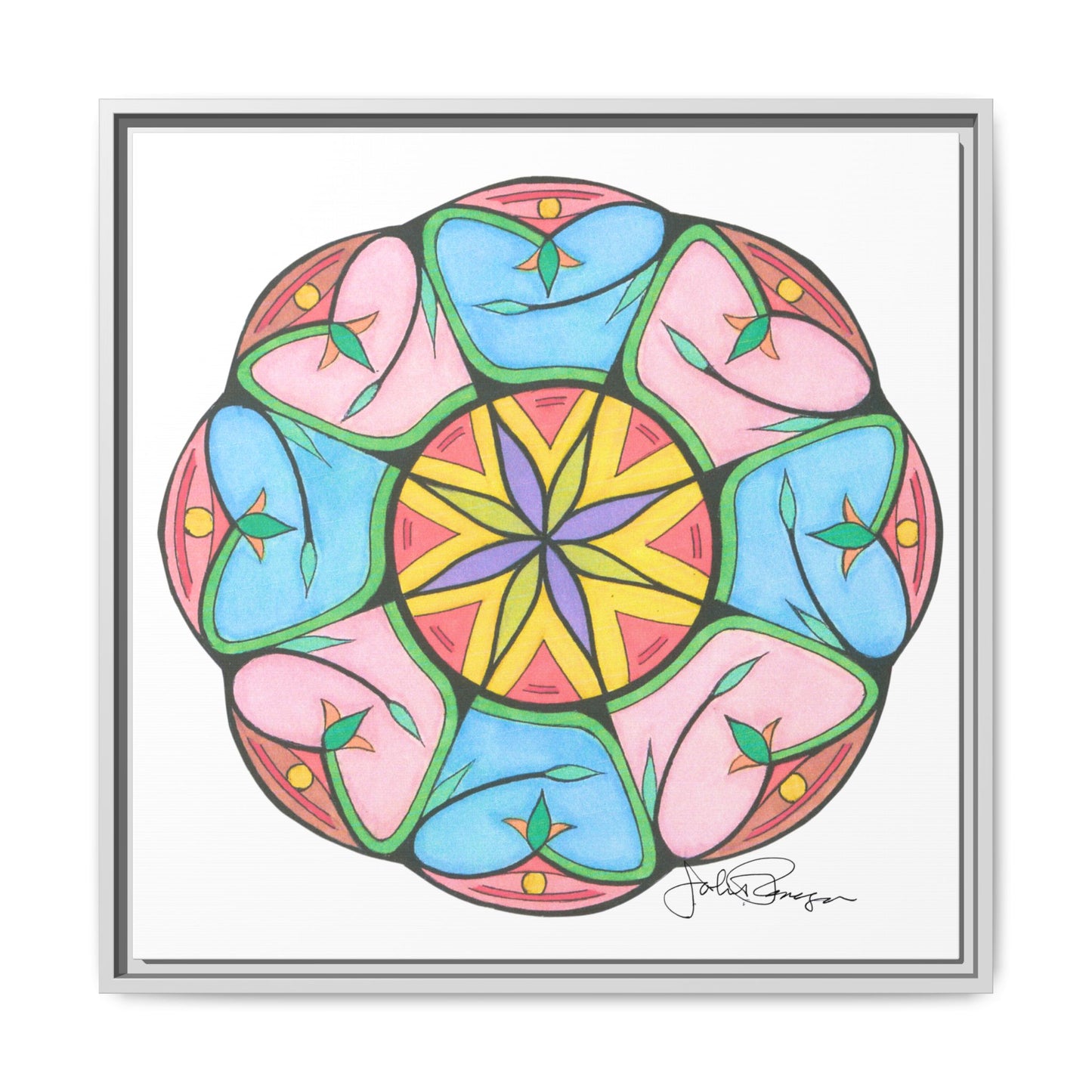 Heaven's Gate Mandala - Archival Gallery Matte Canvas