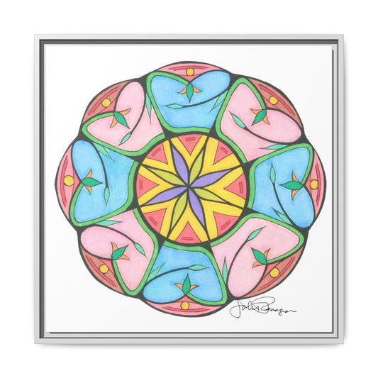 Premium Gallery Framed Matte Canvas | Heaven's Gate Mandala