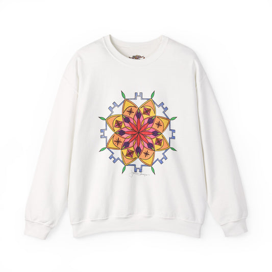 Snow Mandala - Pullover Sweatshirt Premium Wearable Art