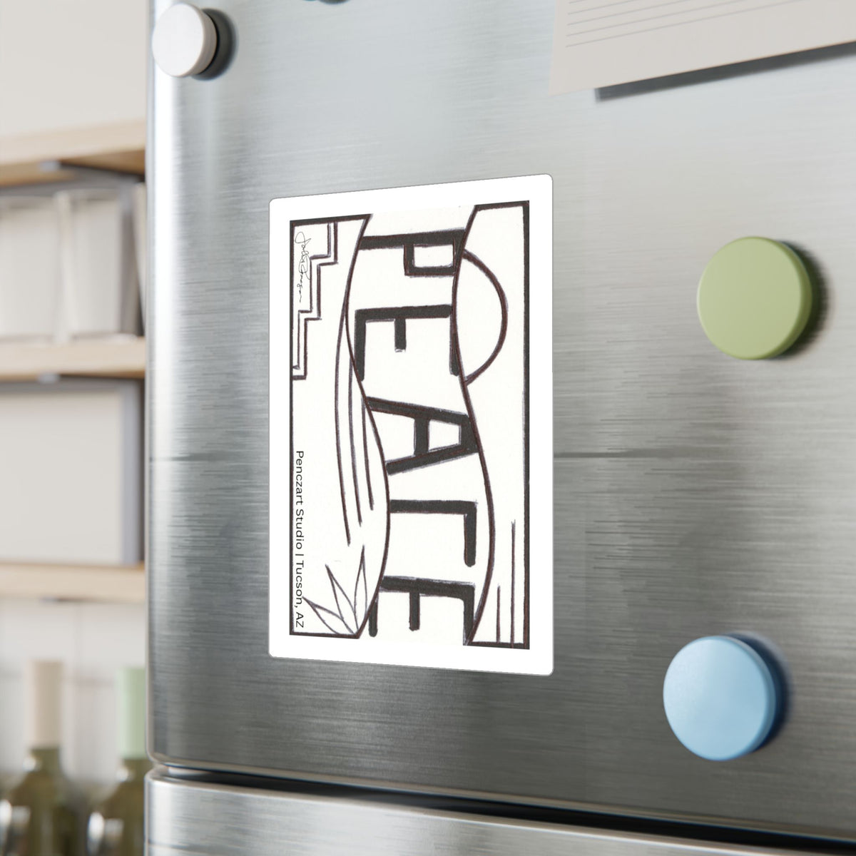 Premium Waterproof Vinyle Sticker | Peace
