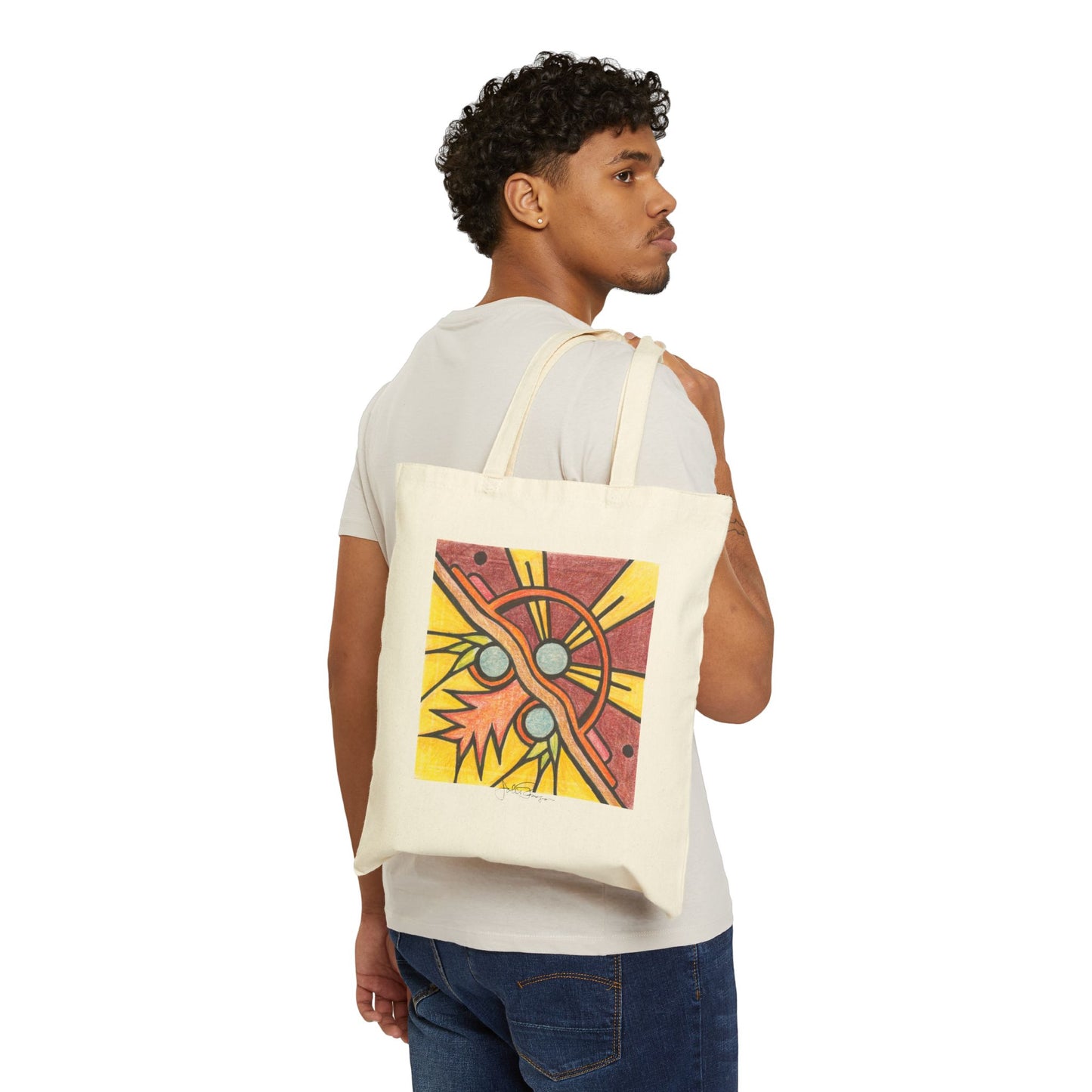 Gallery Day - Utility Canvas Art Tote