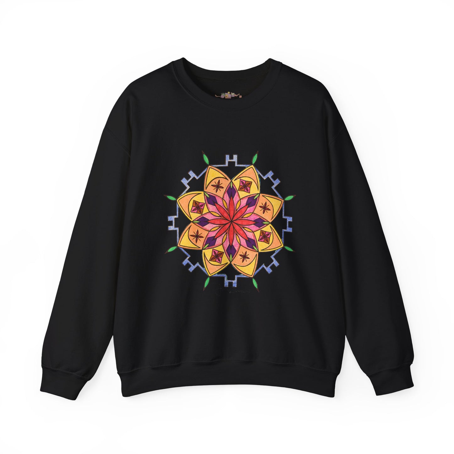 Snow Mandala - Pullover Sweatshirt Premium Wearable Art