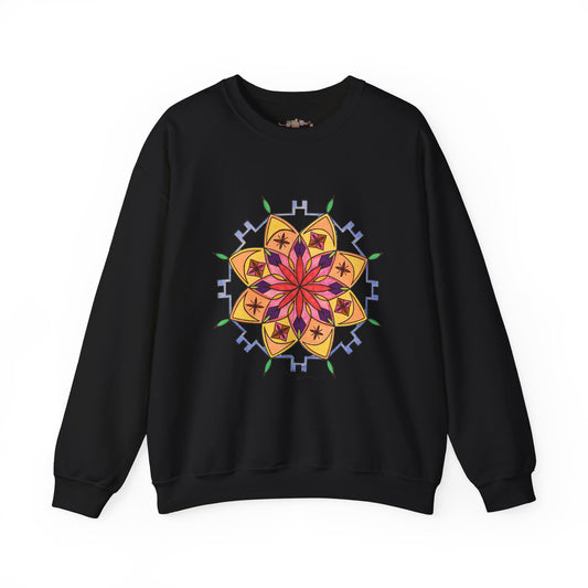 Snow Mandala - Pullover Sweatshirt Premium Wearable Art