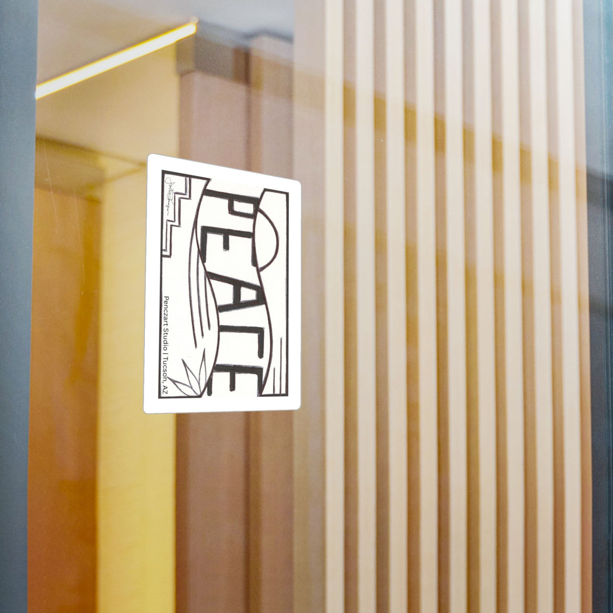 Premium Waterproof Vinyle Sticker | Peace