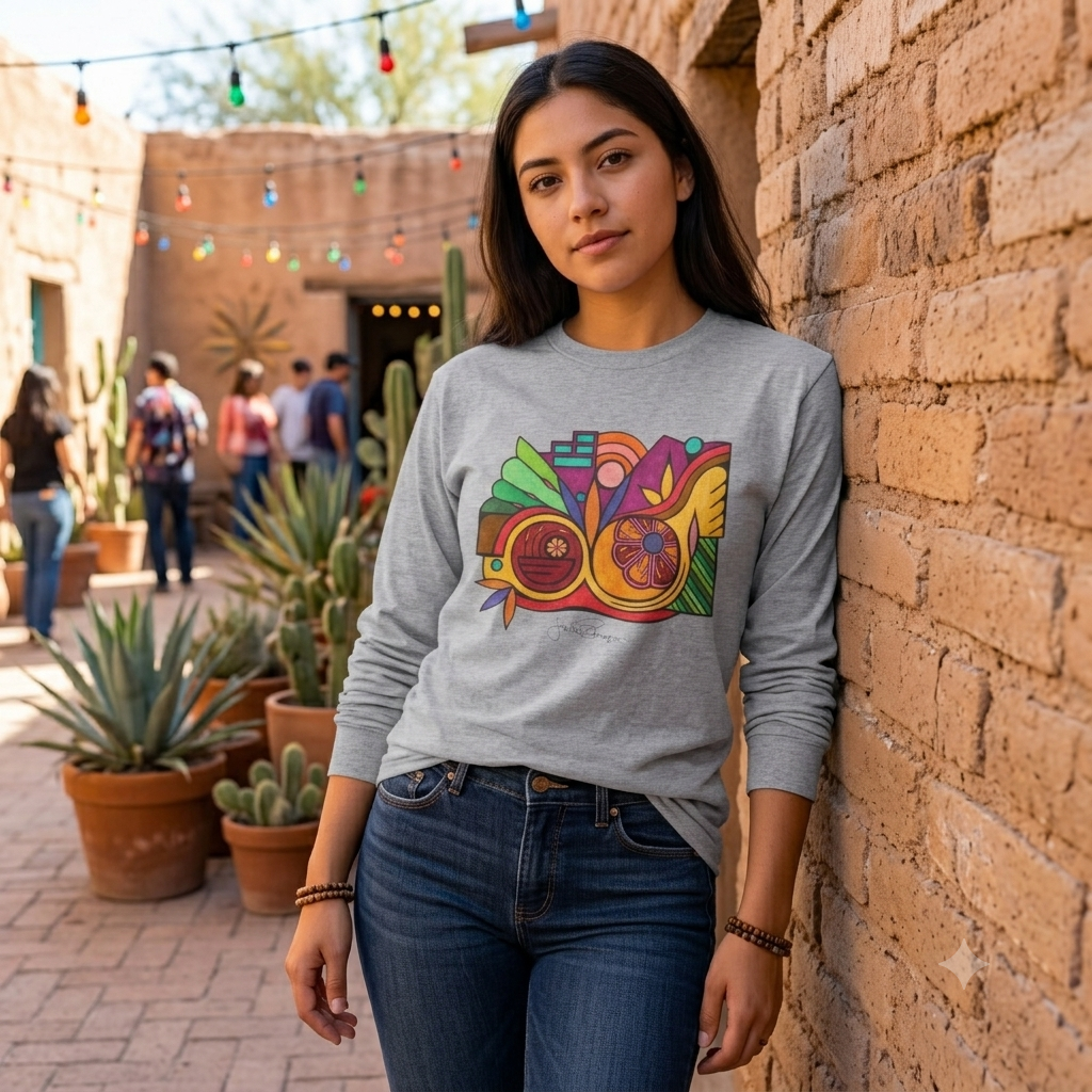 Premium Long Sleeve T-Shirt Wearable Art | Leaving the Picture