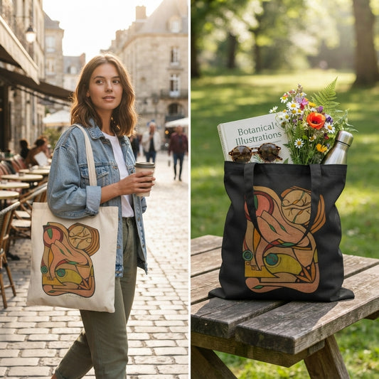 Premium Utility Canvas Art Tote | Finding Focus