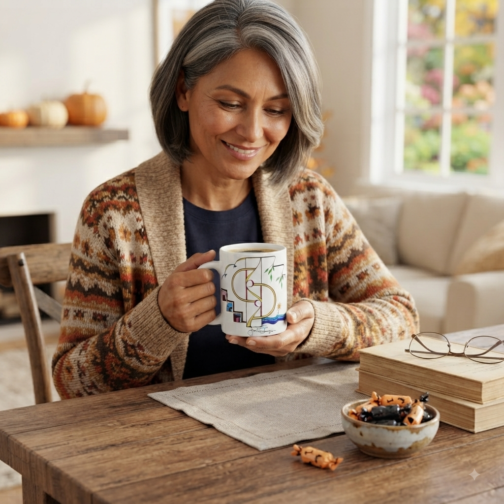 Premium Ceramic Art Mug (11 oz/15 oz) | Finding Home