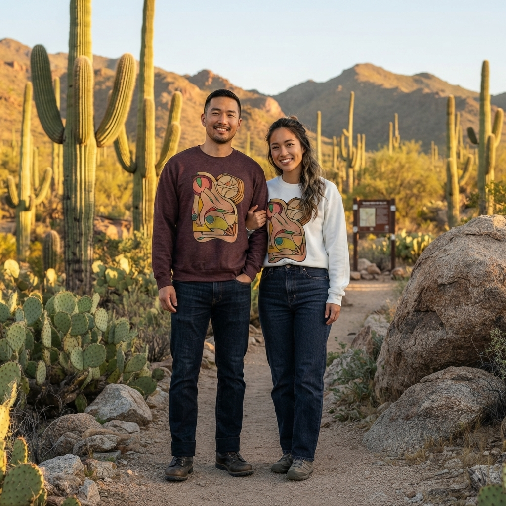 Premium Pullover Sweatshirt Wearable Art | Finding Focus