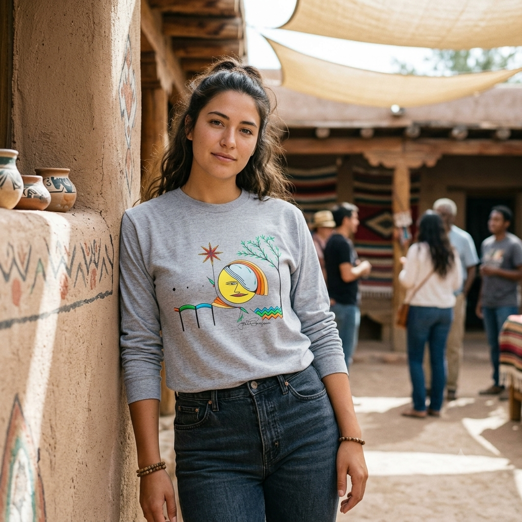Premium Pullover Sweatshirt Wearable Art | Sol Searcher
