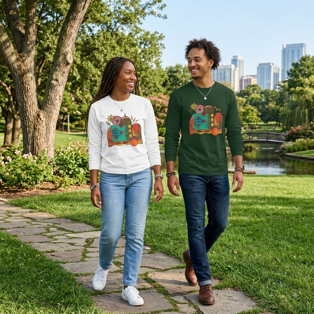 Premium Long Sleeve T-Shirt Wearable Art | Controlling the Conversation