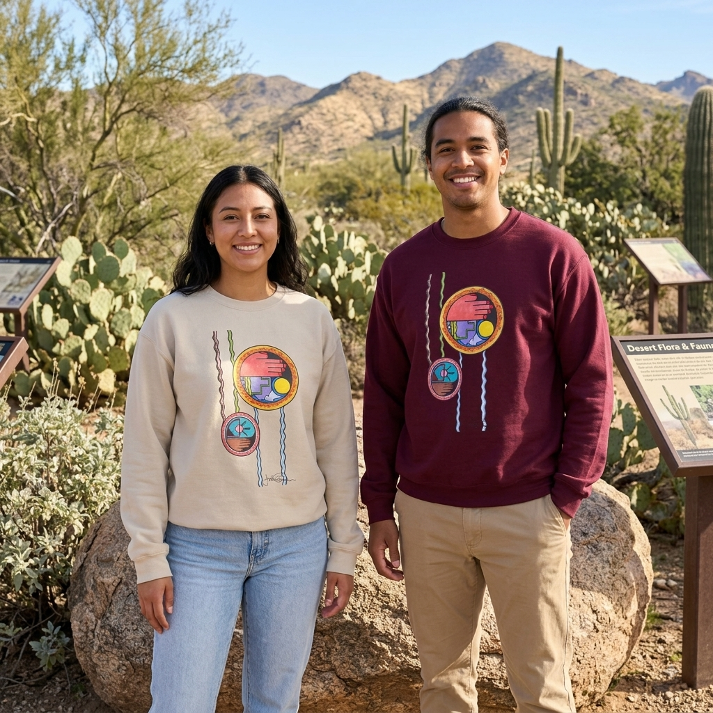 Premium Pullover Sweatshirt Wearable Art | Wave While Passing