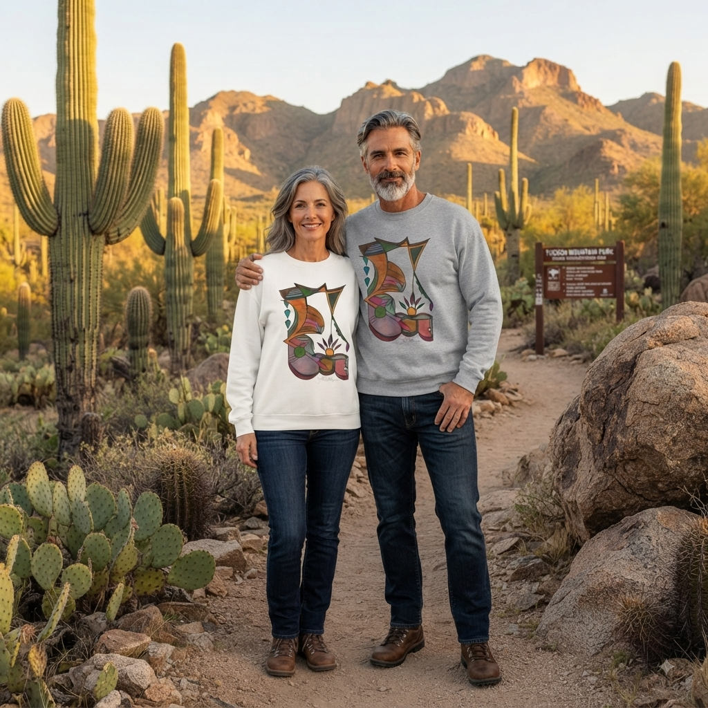 Premium Pullover Sweatshirt Wearable Art | Life Cycle