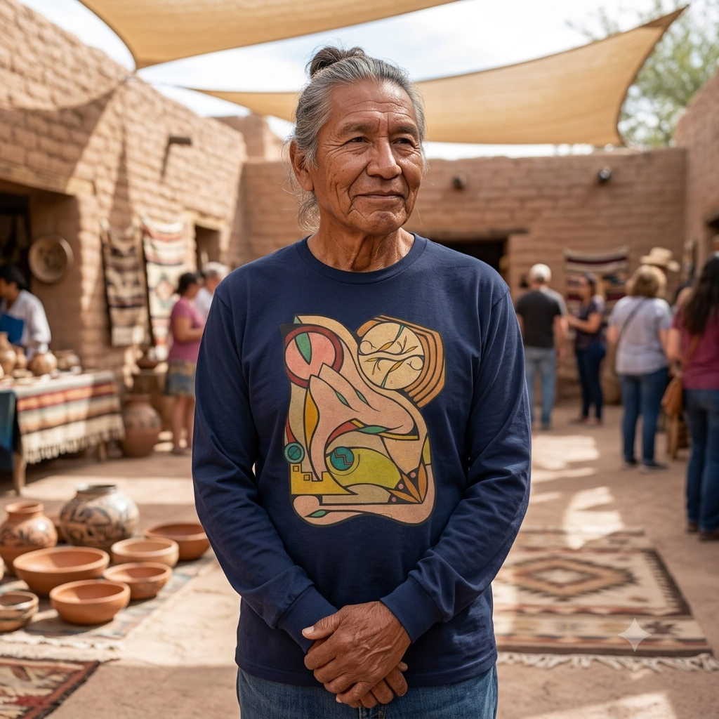 Premium Long Sleeve T-Shirt Wearable Art | Finding Focus