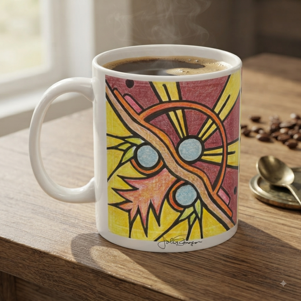 Premium Ceramic Art Mug (11 oz/15 oz) | Gallery Day