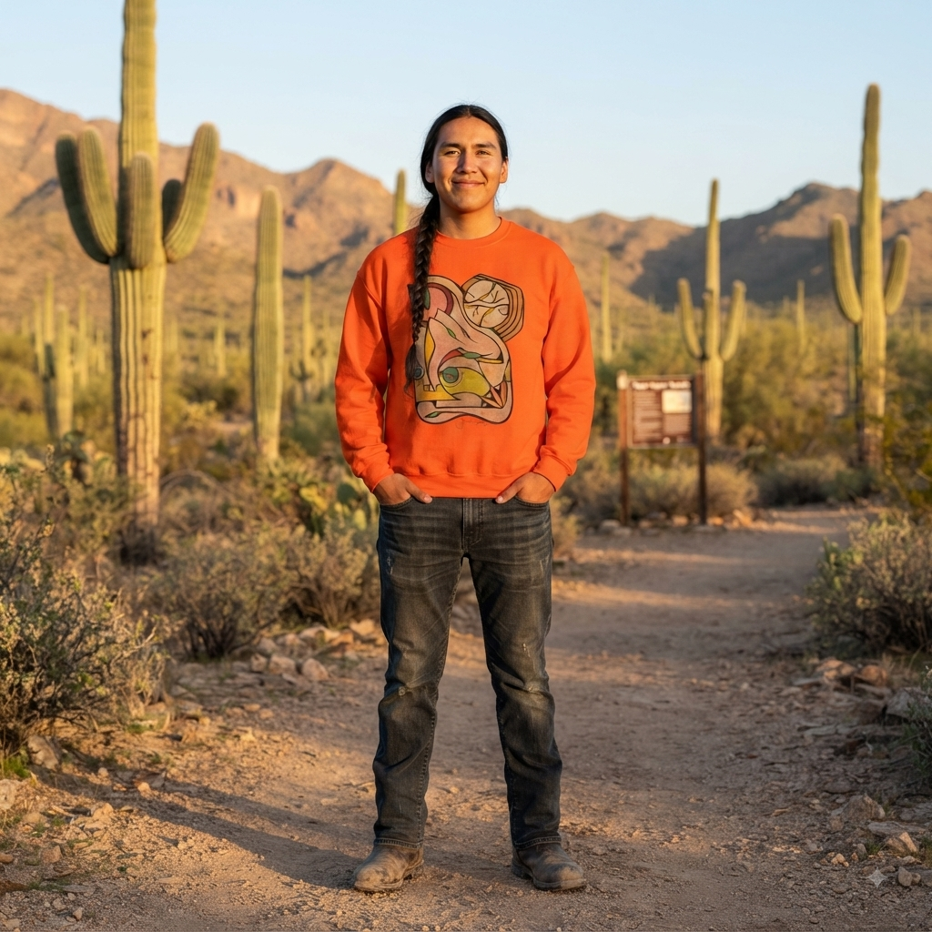 Premium Pullover Sweatshirt Wearable Art | Finding Focus