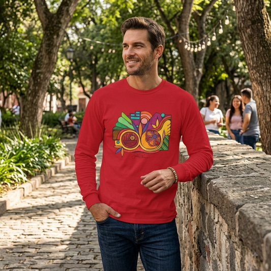 Premium Long Sleeve T-Shirt Wearable Art | Leaving the Picture
