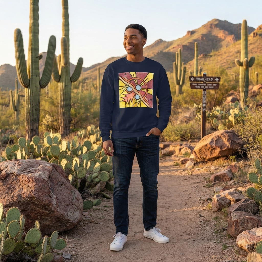 Premium Pullover Sweatshirt Wearable Art | Gallery Day