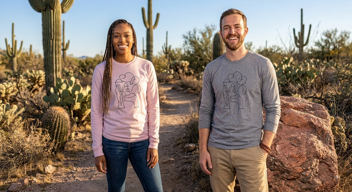 Premium Long Sleeve T-Shirt Wearable Art | From the Heart