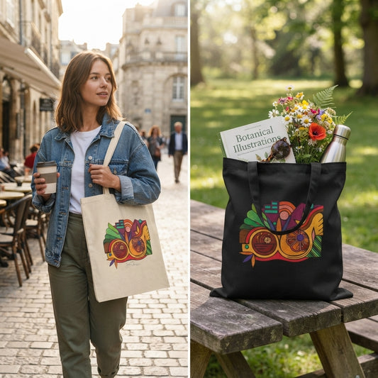 Premium Utility Canvas Art Tote | Leaving the Picture