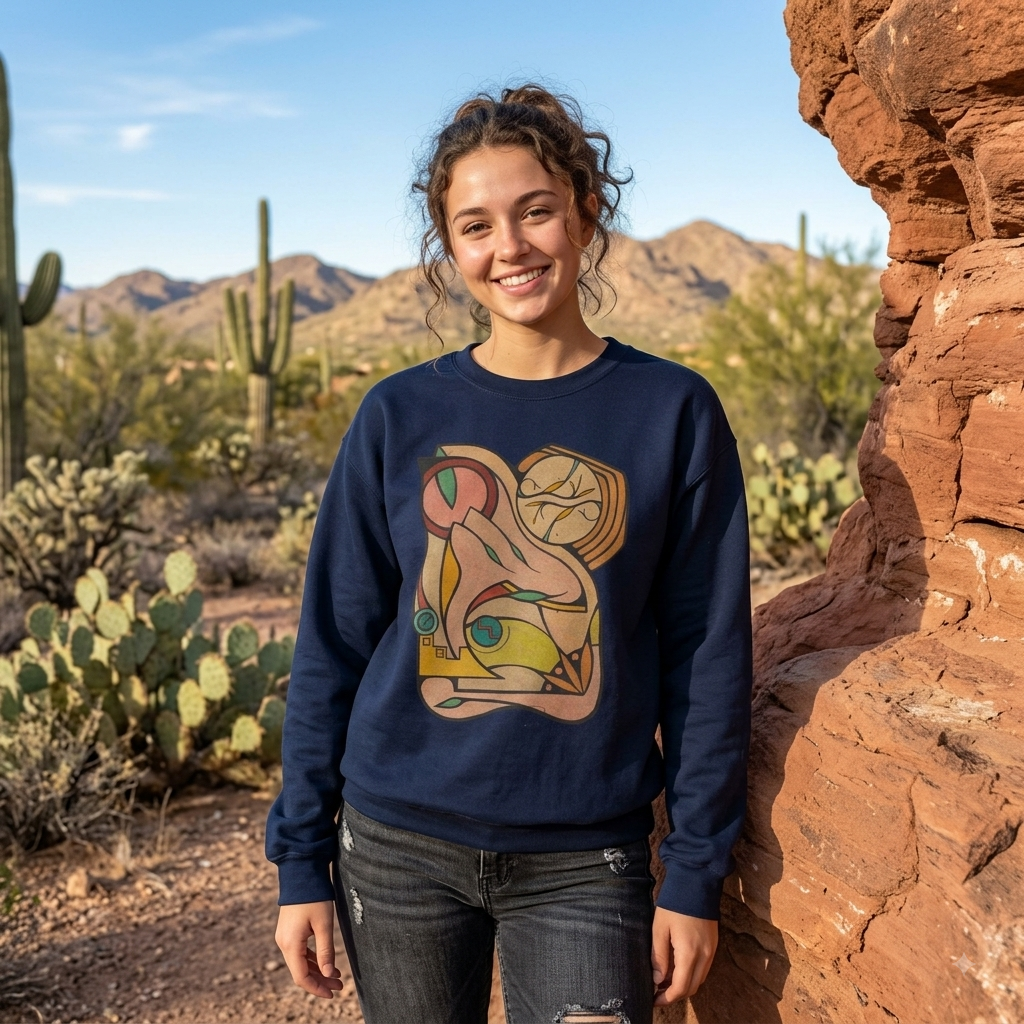 Premium Pullover Sweatshirt Wearable Art | Finding Focus