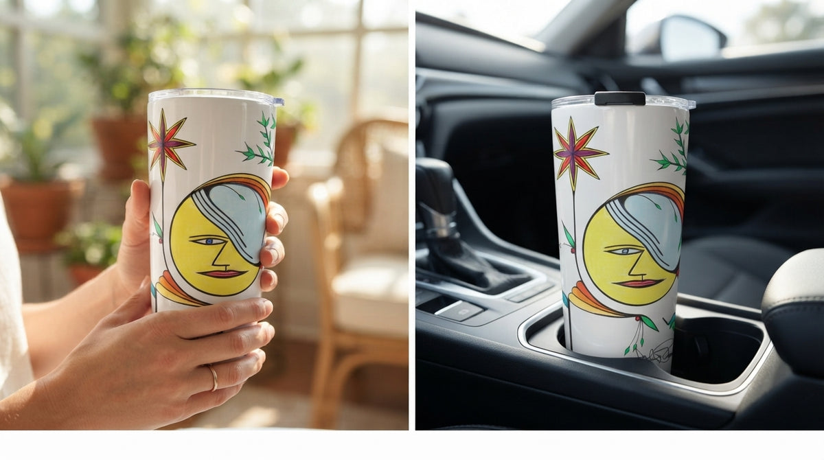 Premium Insulated Travel Tumbler (20 oz) | Sol Searcher