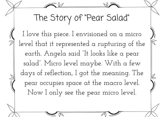 Pear Salad - ACEO Collectible Masterpiece