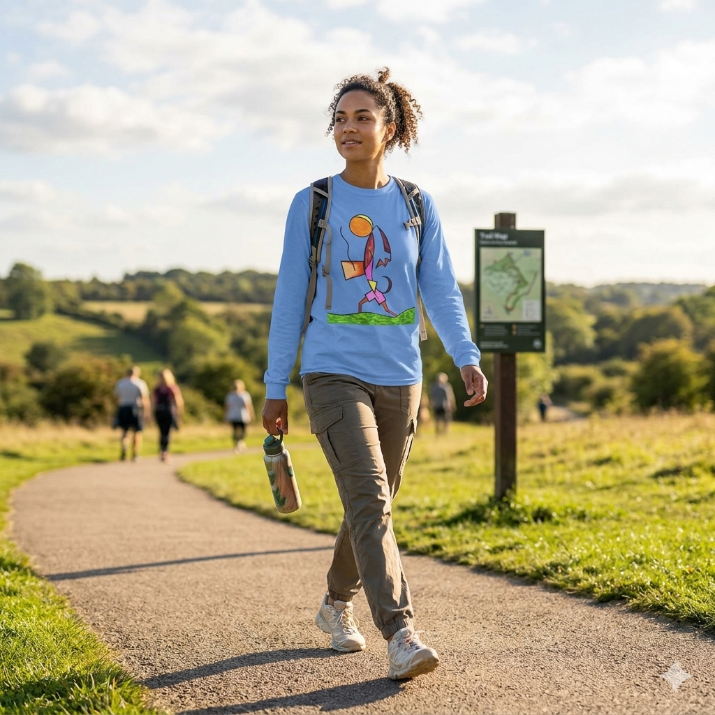 Premium Long Sleeve T-Shirt Wearable Art | Walk Proud