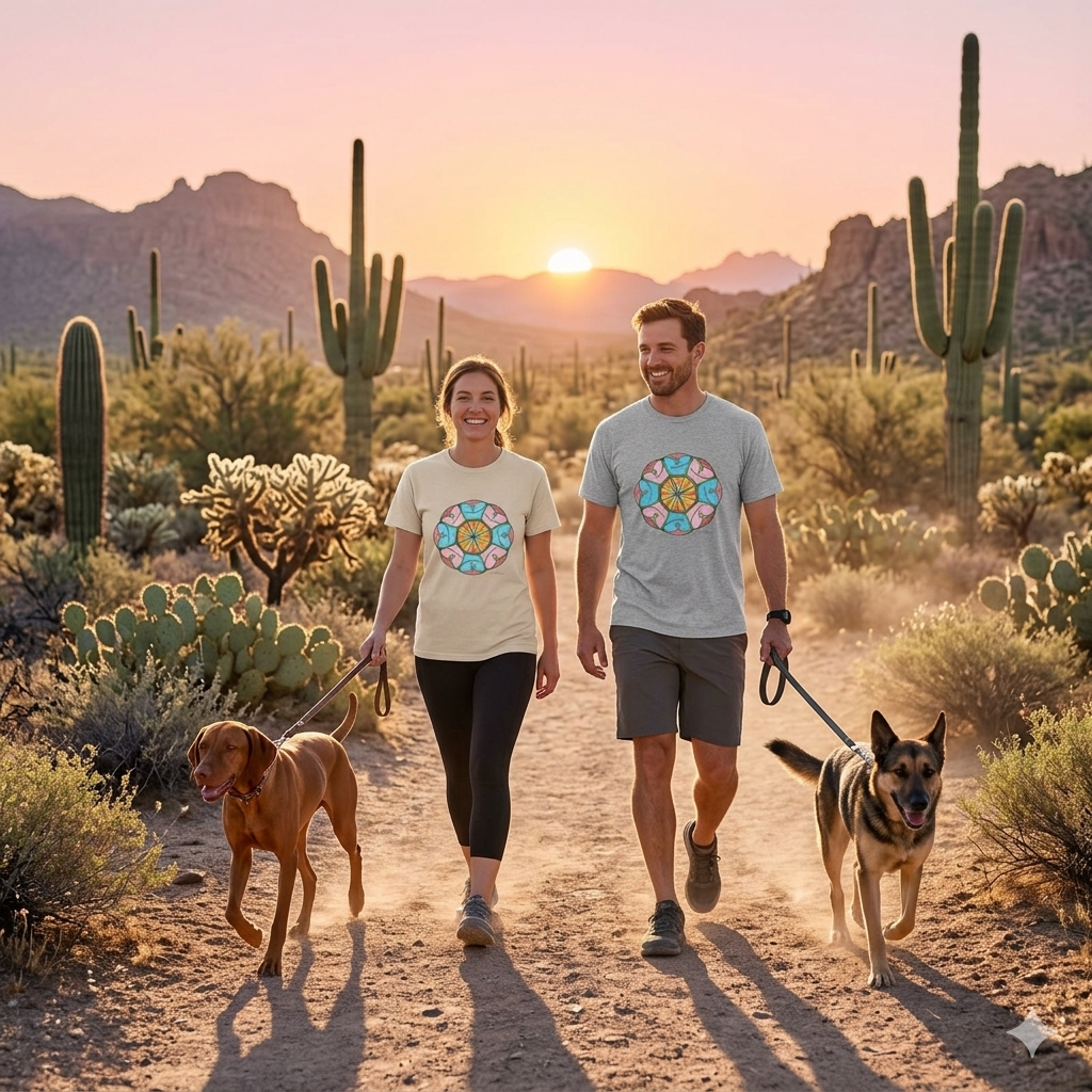 Premium Short Sleeve T-Shirt Wearable Art | Heaven's Gate Mandala
