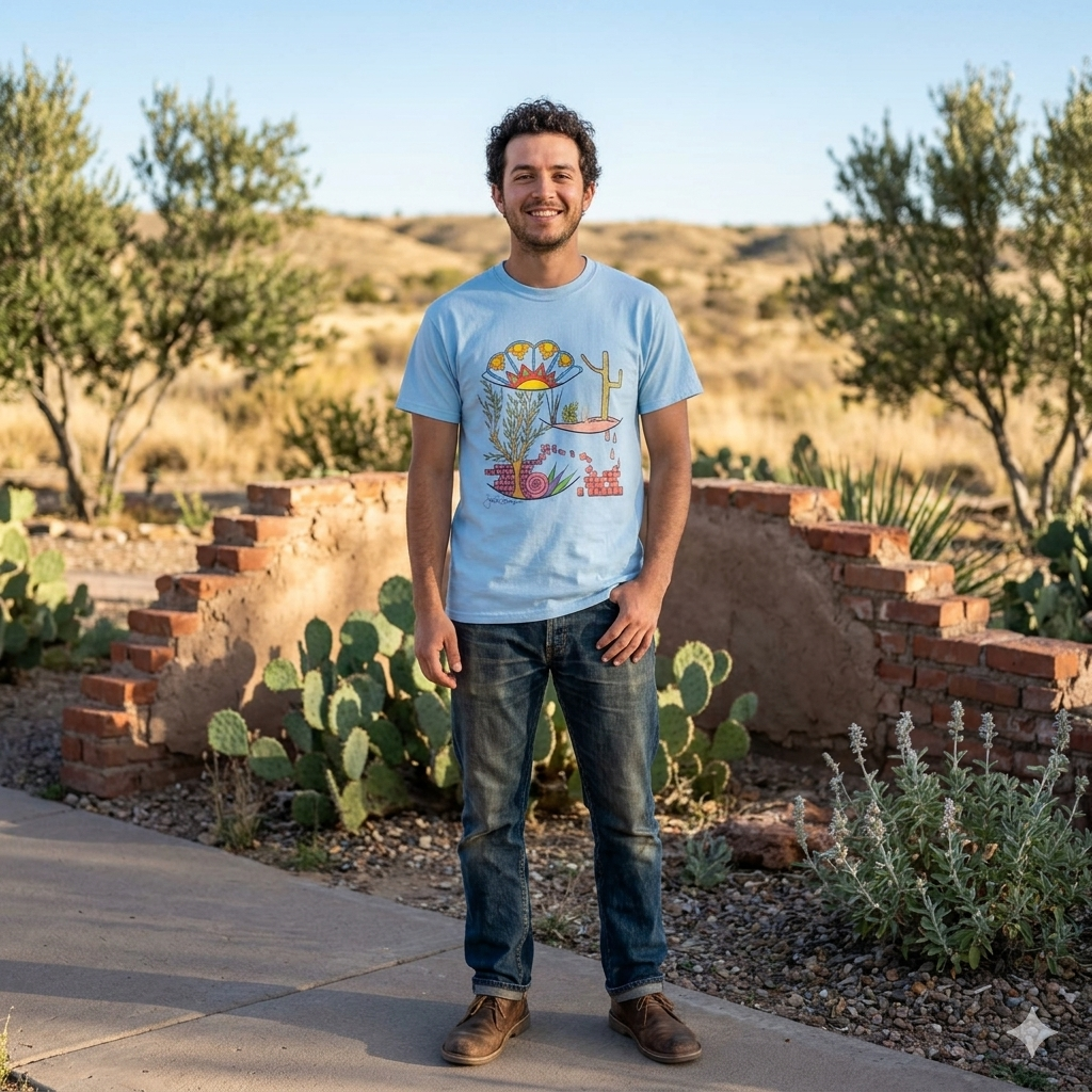 Premium Short Sleeve T-Shirt Wearable Art | Building Arizona