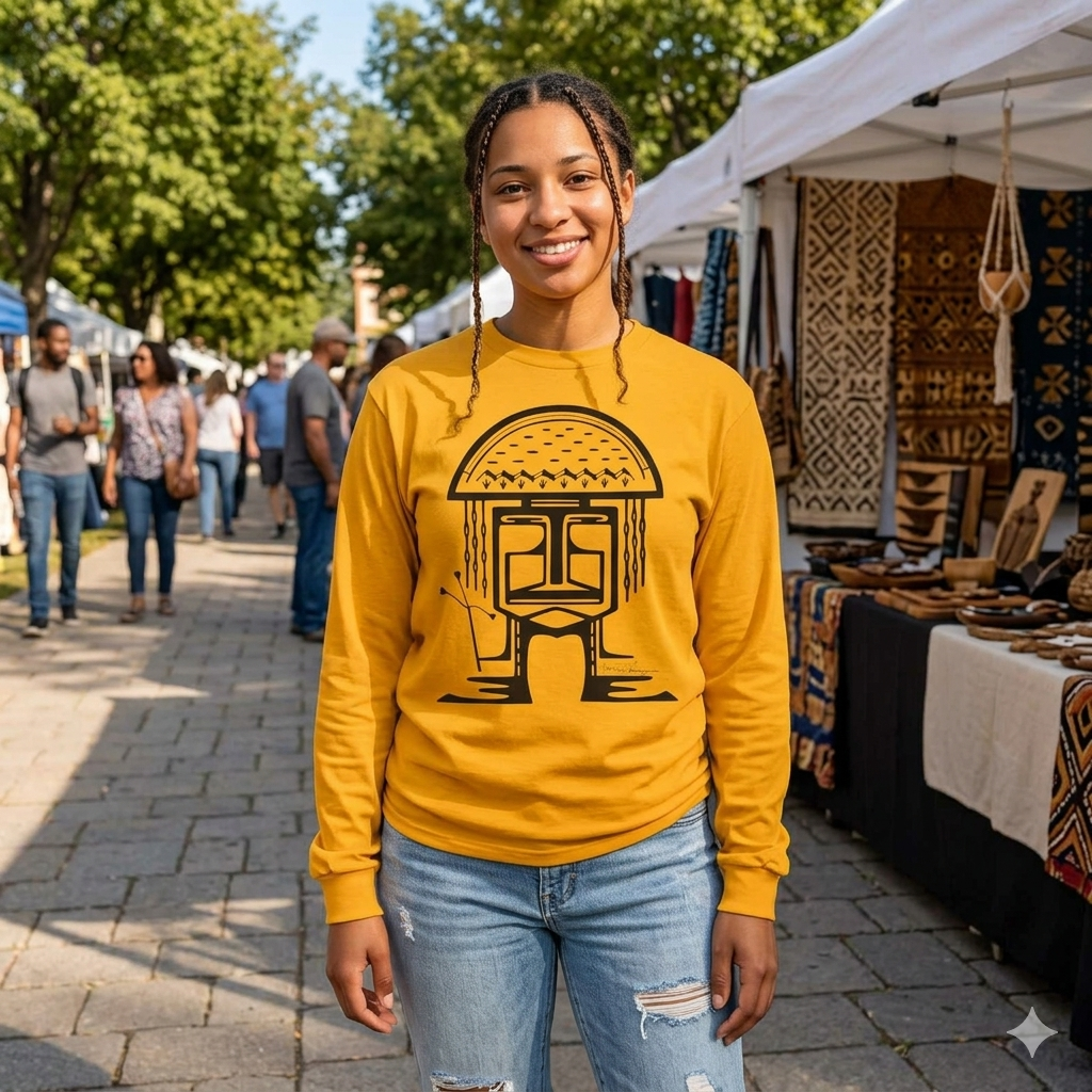 Premium Long Sleeve T-Shirt Wearable Art | Listen